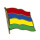 Flaggen-Pin vergoldet Mauritius