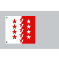 Flagge 120x120 : Wallis (CH)