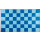 Flagge 90 x 150 : Karo dunkelblau/hellblau
