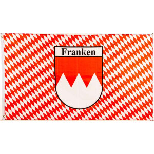 FAHNE/FLAGGE  Franken  Weiss-Rot  90x150 