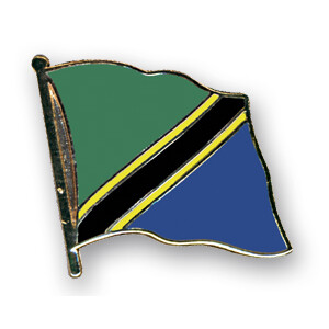 Flaggen-Pin vergoldet : Tansania