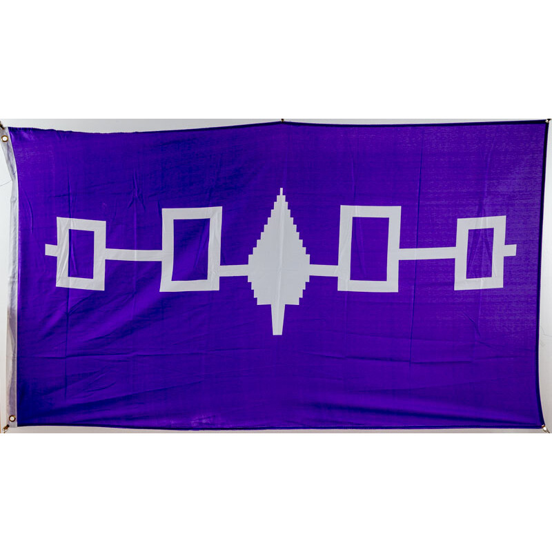 Flagge Fahne Indianer Irokesen Bund Hissflagge 90 x 150 cm 