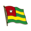 Flaggen-Pin vergoldet Togo