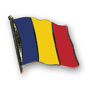 Flaggen-Pin vergoldet : Tschad
