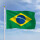 Premiumfahne Brasilien 100x70 cm Ösen