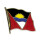 Flaggen-Pin vergoldet Antigua & Barbuda