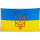Flagge 90 x 150 : Ukraine mit Wappen