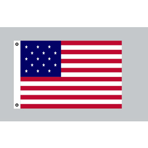 Flagge 90 x 150 : USA - 15 Sterne/Stars