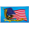 Flagge 90 x 150 : USA - Proud to be American