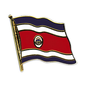 Flaggen-Pin vergoldet : Costa Rica