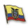 Flaggen-Pin vergoldet Ecuador