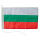 Motorrad-/Bootsflagge 25x40cm: Bulgarien