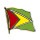 Flaggen-Pin vergoldet Guyana