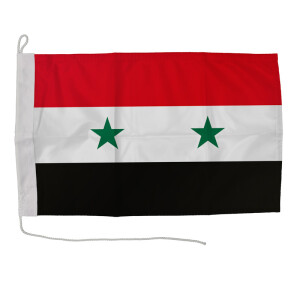 Motorrad-/Bootsflagge 25x40cm: Syrien