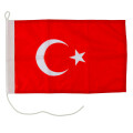 Motorrad-/Bootsflagge 25x40cm: Türkei