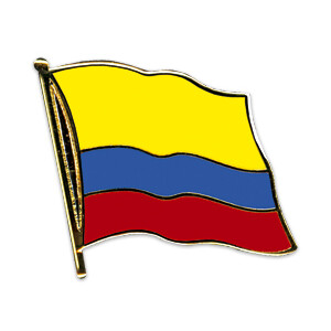 Flaggen-Pin vergoldet : Kolumbien