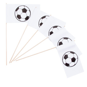Papierfähnchen: Fußball