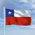Premiumfahne Chile 100x70 cm Ösen
