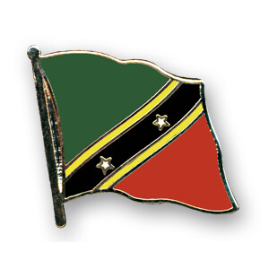 Flaggen-Pin vergoldet : St. Kitts & Nevis
