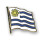 Flaggen-Pin vergoldet Uruguay