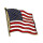 Flaggen-Pin vergoldet USA