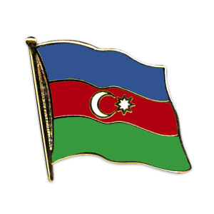 Flaggen-Pin vergoldet : Aserbaidschan