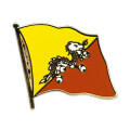 Flaggen-Pin vergoldet Bhutan