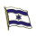 Flaggen-Pin vergoldet Israel