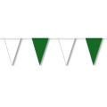 Wimpelkette wetterfest 4 m : grün/weiß,...