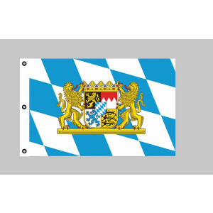 Riesenflagge Bayern mit Löwen