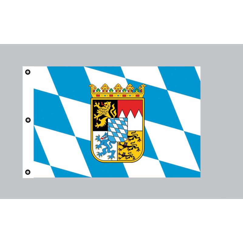 Riesen-Flagge: Bayern mit Wappen 150cm x 250cm, 19,95 €