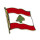 Flaggen-Pin vergoldet Libanon