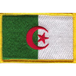 Patch zum Aufbügeln oder Aufnähen : Algerien - Groß