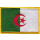 Patch zum Aufbügeln oder Aufnähen Algerien - Groß