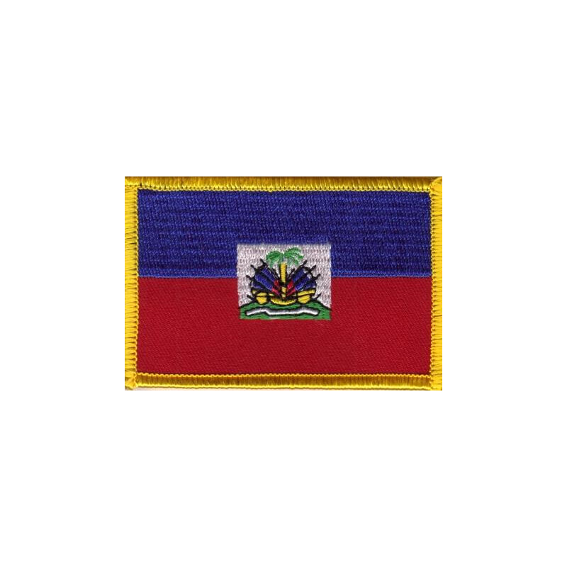 Haiti Aufnäher gestickt,Flagge Fahne,Patch,Aufbügler,6,5cm,neu