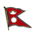 Flaggen-Pin vergoldet Nepal