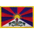 Patch zum Aufbügeln oder Aufnähen Tibet -...