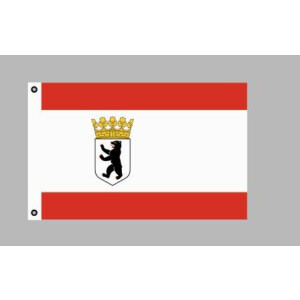 Flagge 90 x 150 : Berlin Dienstflagge