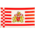 Flagge 90 x 150 : Bremen großes Wappen - Senat