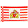 Flagge 90 x 150 : Bremen großes Wappen - Senat