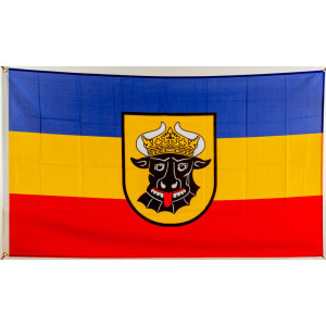 Flagge 90 x 150 : Mecklenburger Ochs