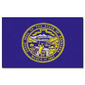 Tischflagge 15x25 : Nebraska
