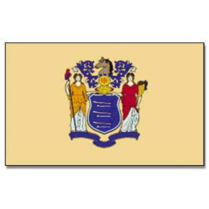 Tischflagge 15x25 : New Jersey