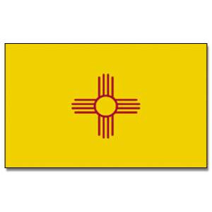 Tischflagge 15x25 : New Mexico