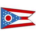 Tischflagge 15x25 : Ohio