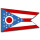 Tischflagge 15x25 Ohio