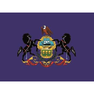 Tischflagge 15x25 : Pennsylvania