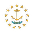 Tischflagge 15x25 Rhode Island