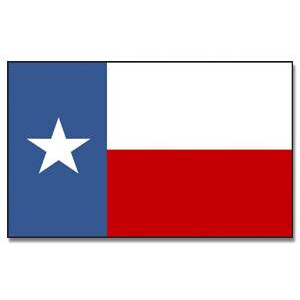 Tischflagge 15x25 : Texas