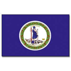 Tischflagge 15x25 : Virginia